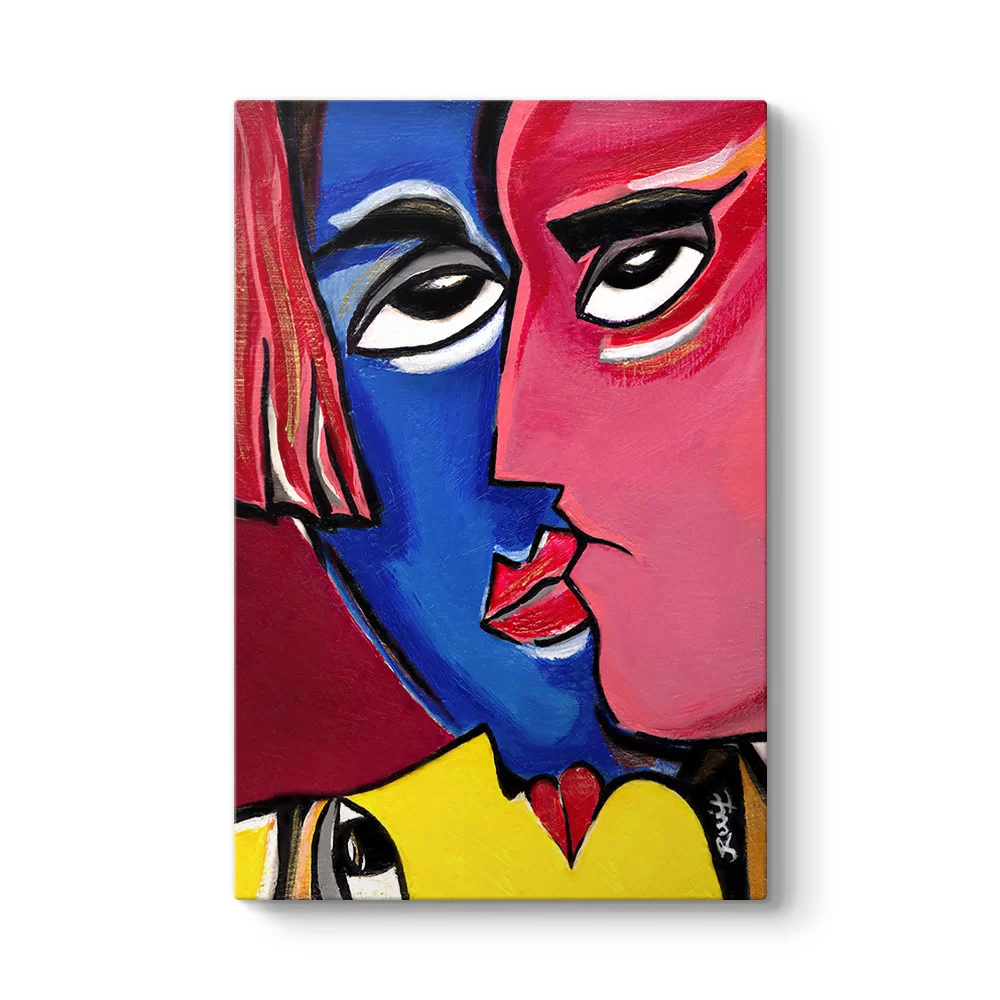 Colored Faces Tablosu - Model 2